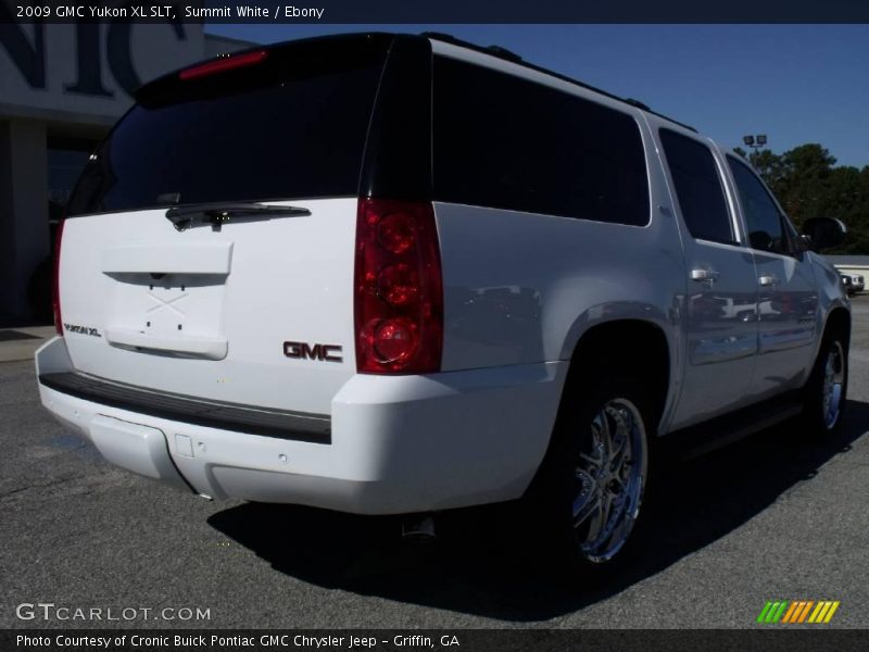 Summit White / Ebony 2009 GMC Yukon XL SLT