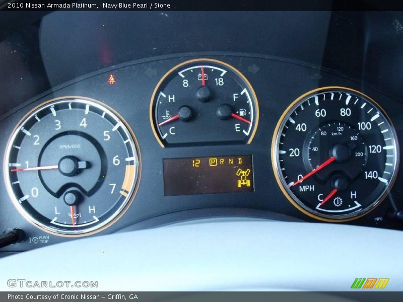 Navy Blue Pearl / Stone 2010 Nissan Armada Platinum