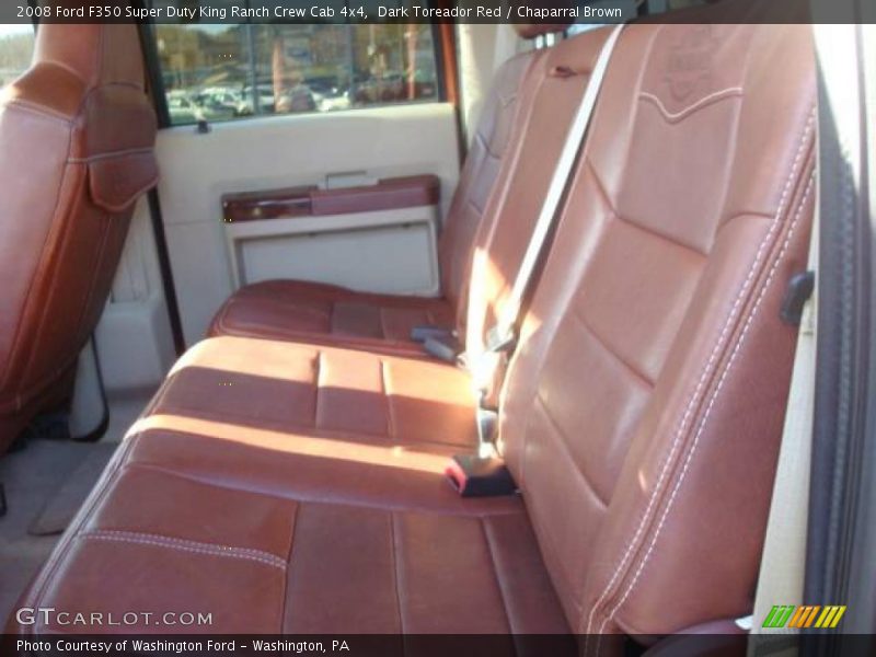Dark Toreador Red / Chaparral Brown 2008 Ford F350 Super Duty King Ranch Crew Cab 4x4