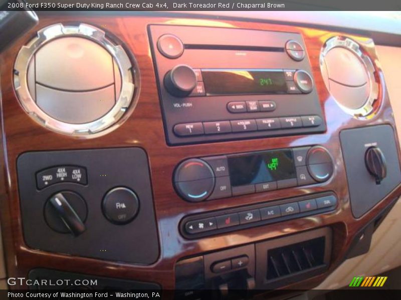 Dark Toreador Red / Chaparral Brown 2008 Ford F350 Super Duty King Ranch Crew Cab 4x4