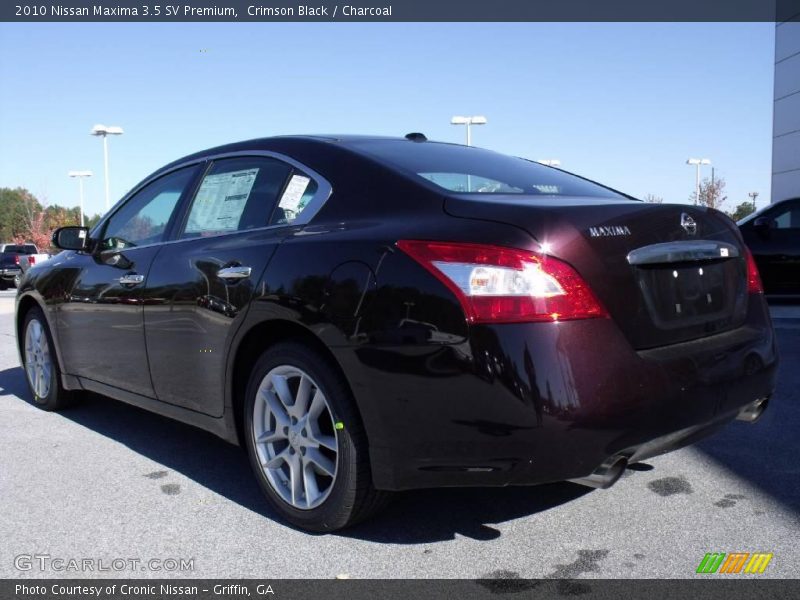 Crimson Black / Charcoal 2010 Nissan Maxima 3.5 SV Premium