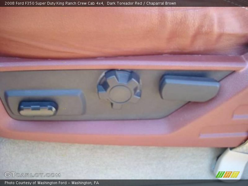 Dark Toreador Red / Chaparral Brown 2008 Ford F350 Super Duty King Ranch Crew Cab 4x4