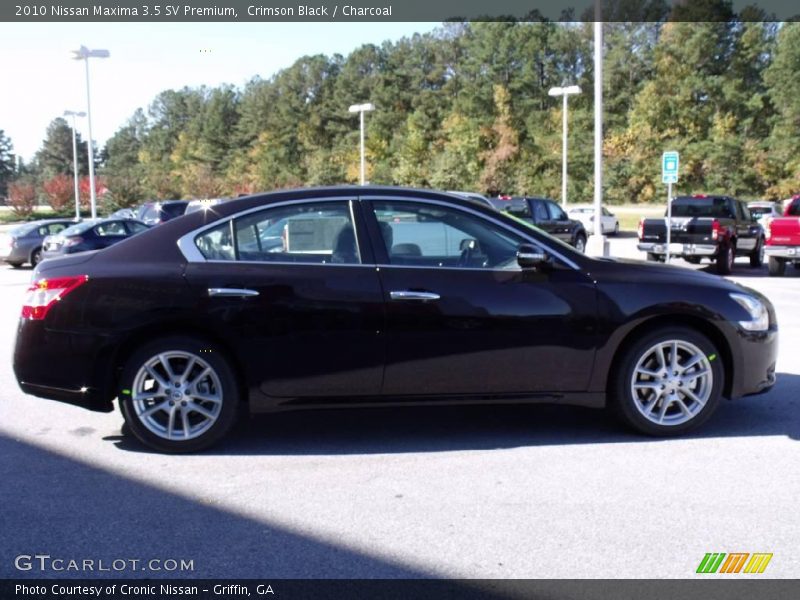 Crimson Black / Charcoal 2010 Nissan Maxima 3.5 SV Premium