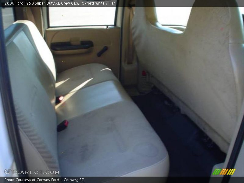 Oxford White / Tan 2006 Ford F250 Super Duty XL Crew Cab