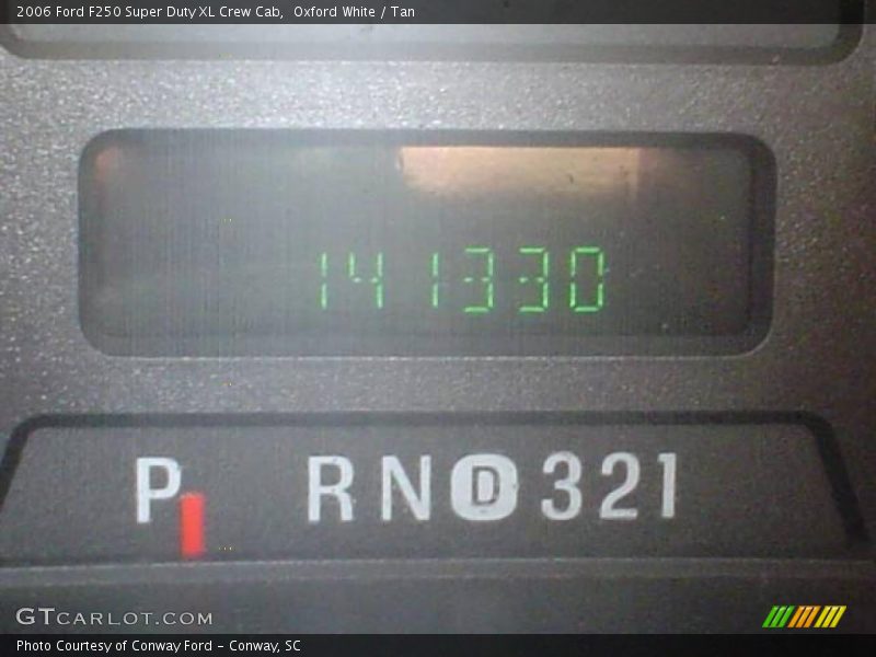 Oxford White / Tan 2006 Ford F250 Super Duty XL Crew Cab