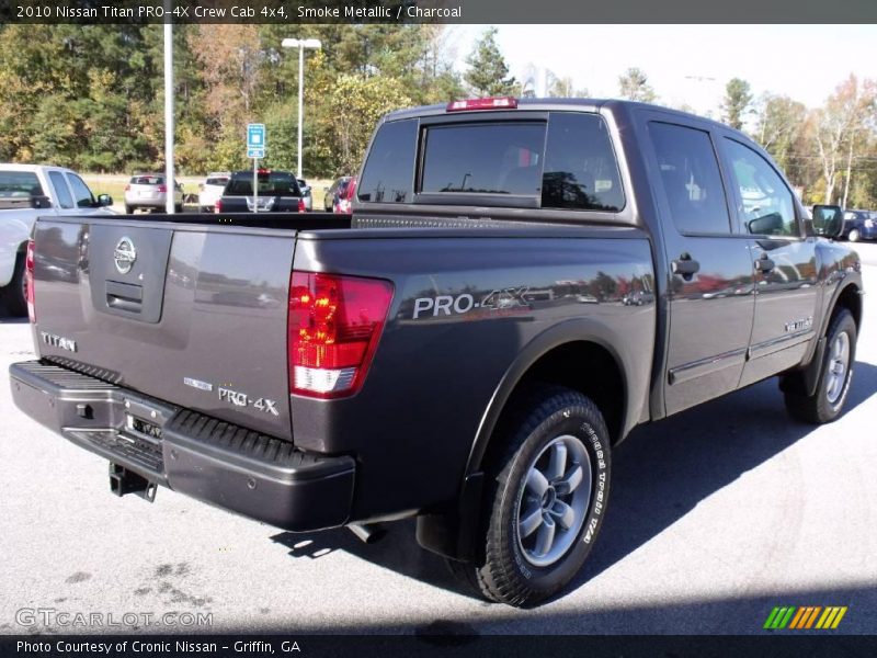 Smoke Metallic / Charcoal 2010 Nissan Titan PRO-4X Crew Cab 4x4