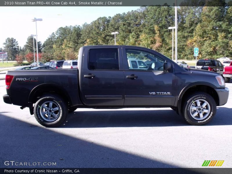 Smoke Metallic / Charcoal 2010 Nissan Titan PRO-4X Crew Cab 4x4