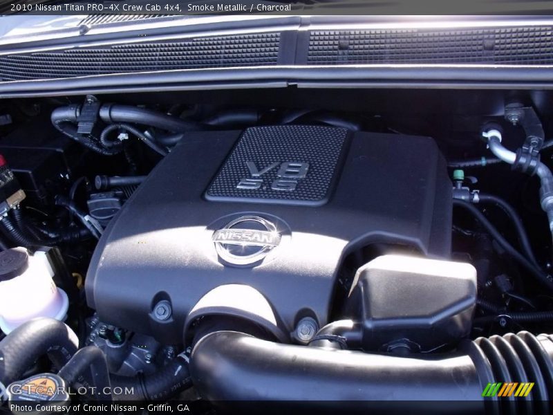 Smoke Metallic / Charcoal 2010 Nissan Titan PRO-4X Crew Cab 4x4