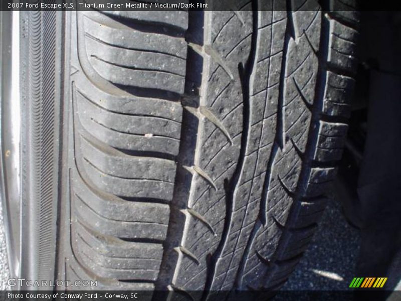 Titanium Green Metallic / Medium/Dark Flint 2007 Ford Escape XLS