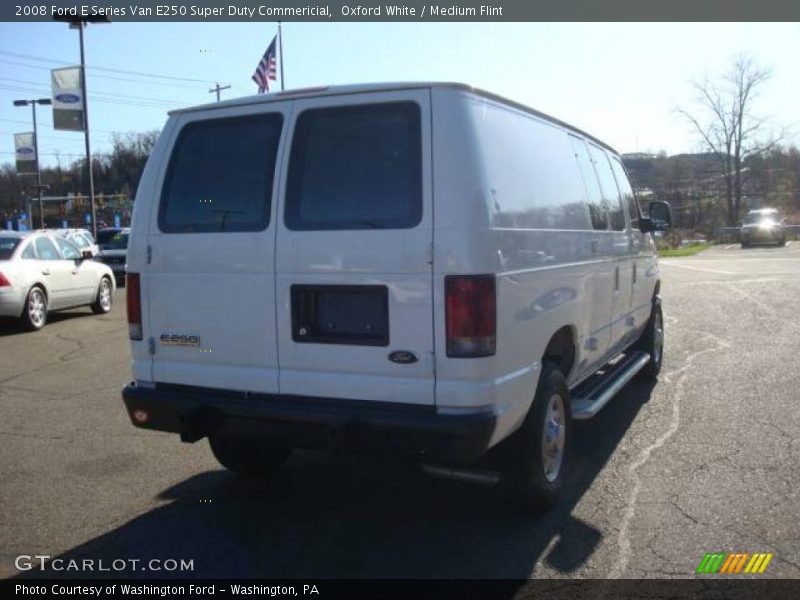 Oxford White / Medium Flint 2008 Ford E Series Van E250 Super Duty Commericial