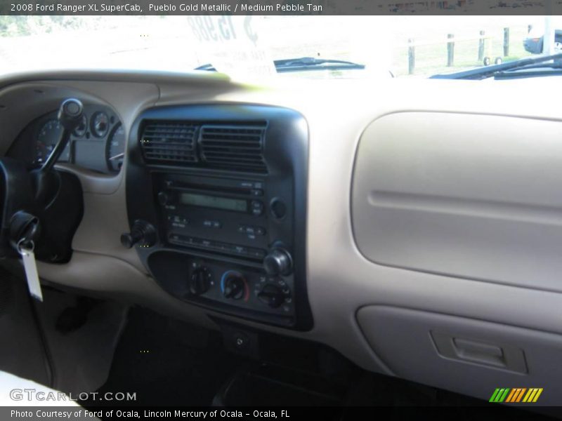 Pueblo Gold Metallic / Medium Pebble Tan 2008 Ford Ranger XL SuperCab