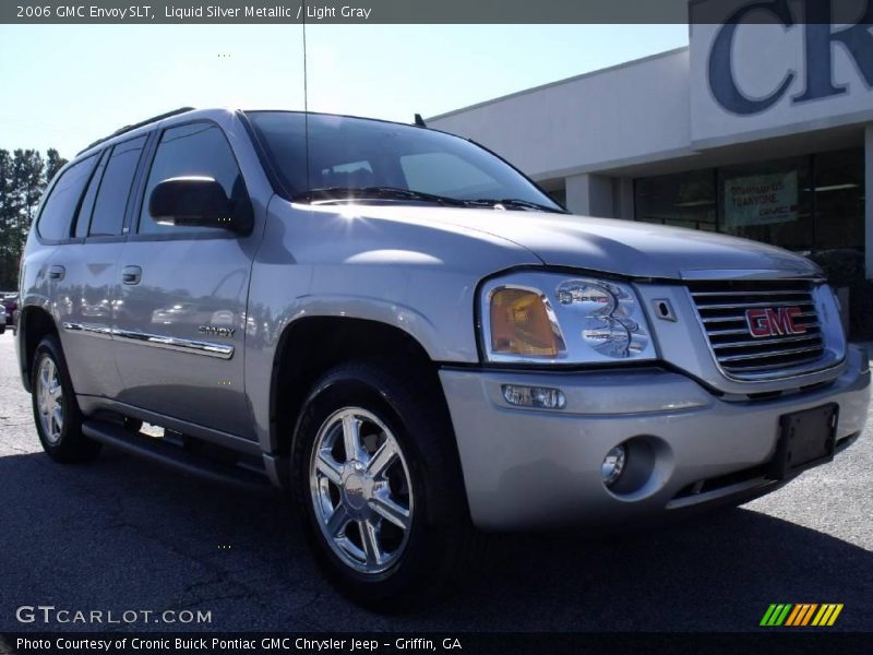 Liquid Silver Metallic / Light Gray 2006 GMC Envoy SLT