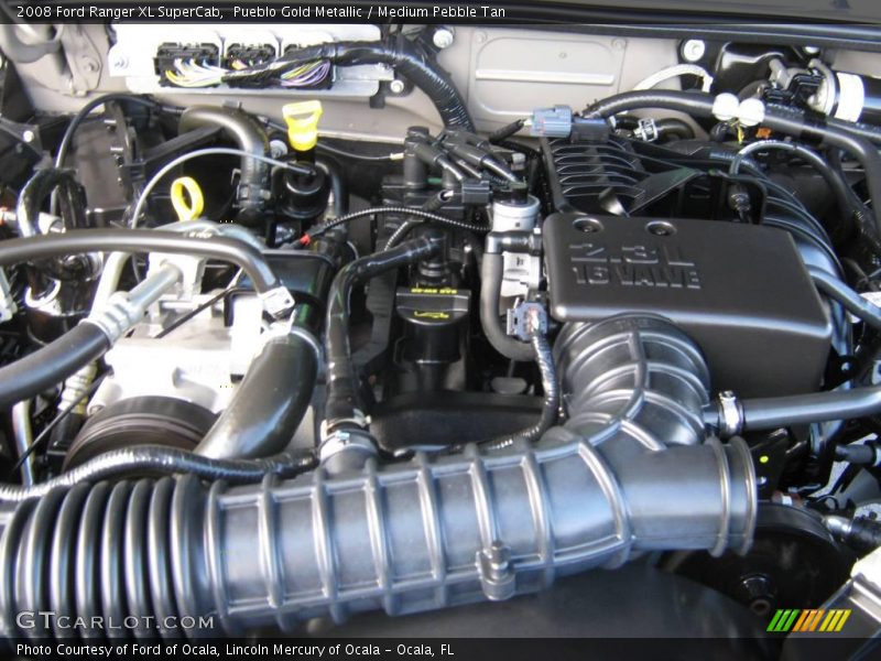 Pueblo Gold Metallic / Medium Pebble Tan 2008 Ford Ranger XL SuperCab
