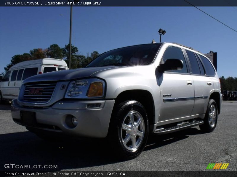 Liquid Silver Metallic / Light Gray 2006 GMC Envoy SLT