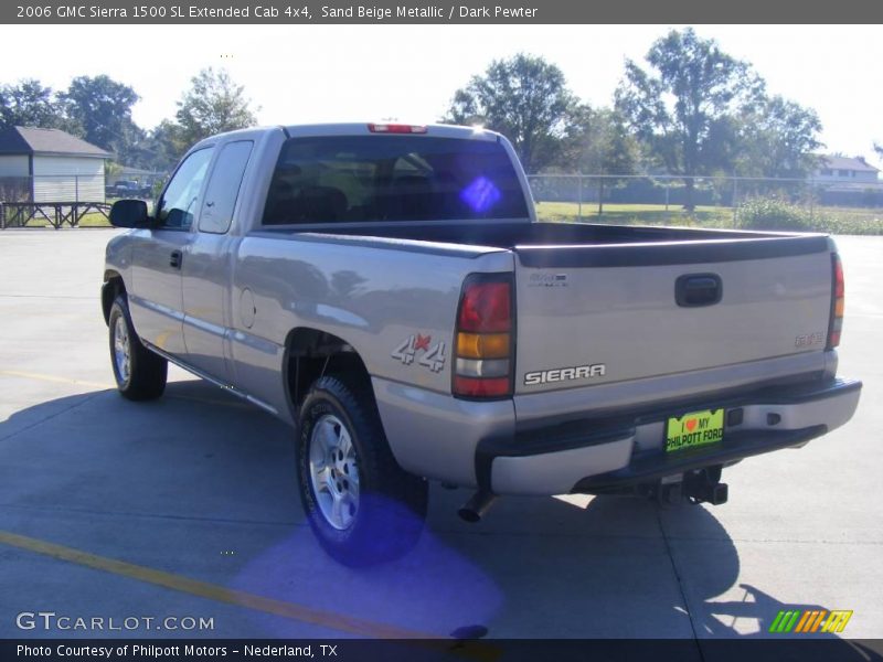 Sand Beige Metallic / Dark Pewter 2006 GMC Sierra 1500 SL Extended Cab 4x4
