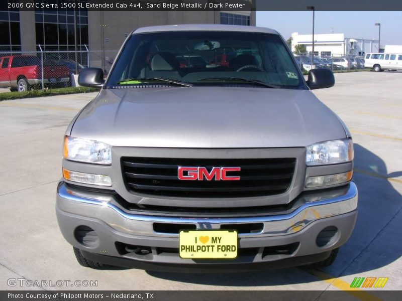 Sand Beige Metallic / Dark Pewter 2006 GMC Sierra 1500 SL Extended Cab 4x4