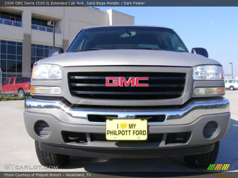 Sand Beige Metallic / Dark Pewter 2006 GMC Sierra 1500 SL Extended Cab 4x4