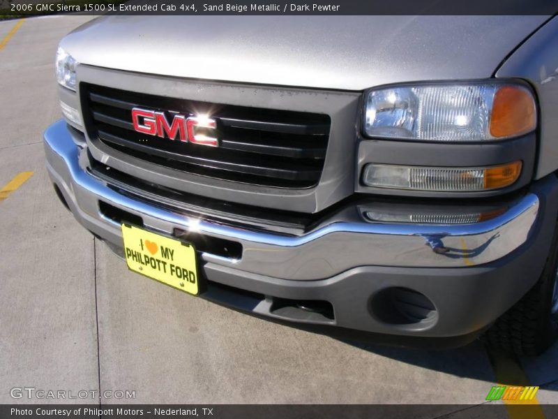 Sand Beige Metallic / Dark Pewter 2006 GMC Sierra 1500 SL Extended Cab 4x4