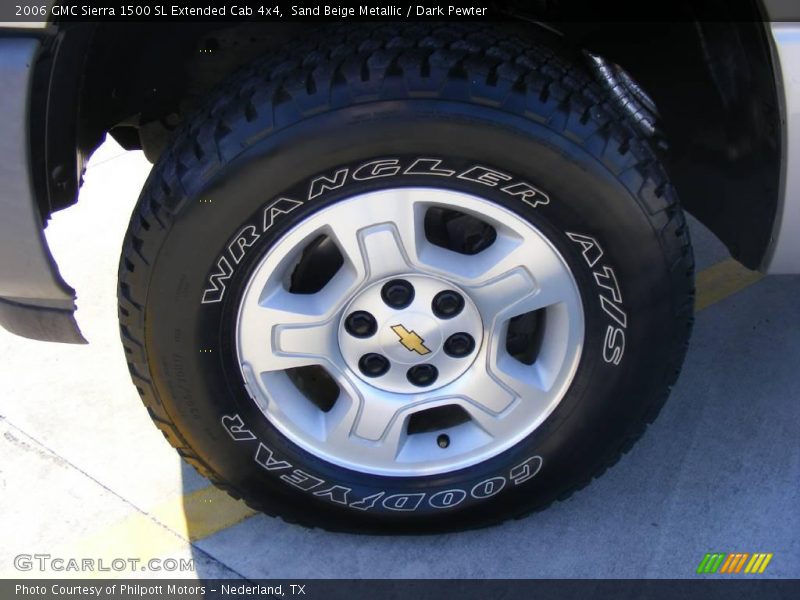 Sand Beige Metallic / Dark Pewter 2006 GMC Sierra 1500 SL Extended Cab 4x4