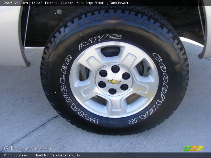 Sand Beige Metallic / Dark Pewter 2006 GMC Sierra 1500 SL Extended Cab 4x4