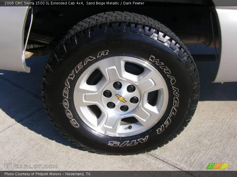 Sand Beige Metallic / Dark Pewter 2006 GMC Sierra 1500 SL Extended Cab 4x4
