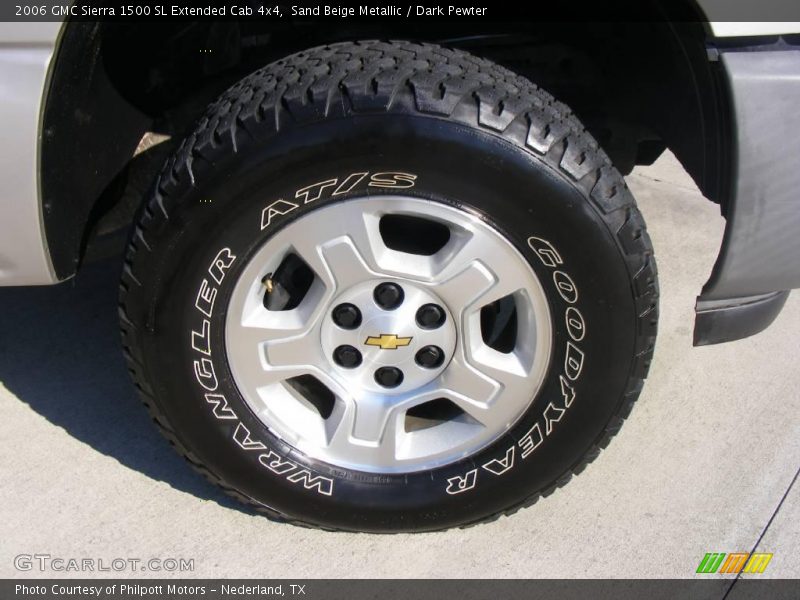 Sand Beige Metallic / Dark Pewter 2006 GMC Sierra 1500 SL Extended Cab 4x4