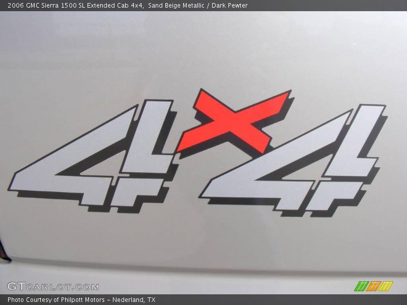 Sand Beige Metallic / Dark Pewter 2006 GMC Sierra 1500 SL Extended Cab 4x4