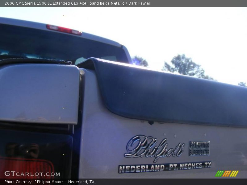 Sand Beige Metallic / Dark Pewter 2006 GMC Sierra 1500 SL Extended Cab 4x4