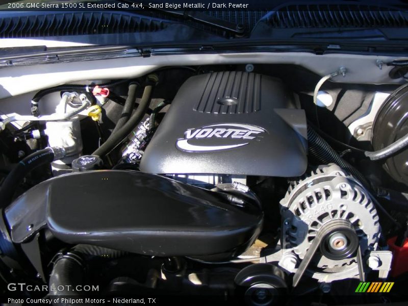 Sand Beige Metallic / Dark Pewter 2006 GMC Sierra 1500 SL Extended Cab 4x4