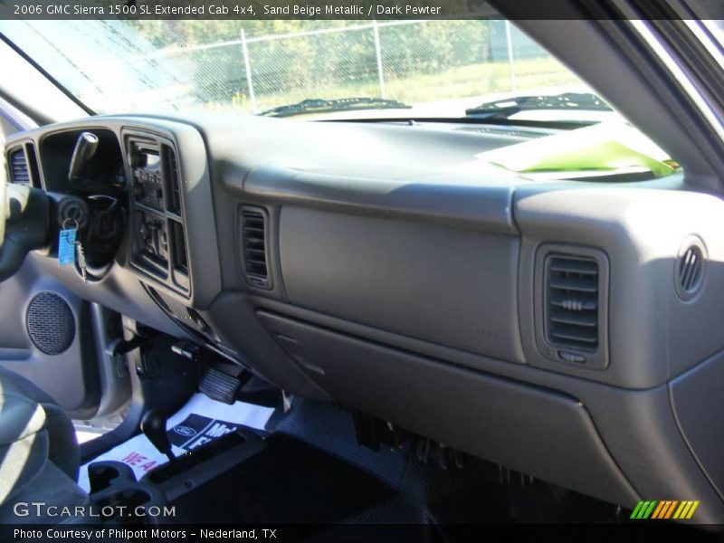 Sand Beige Metallic / Dark Pewter 2006 GMC Sierra 1500 SL Extended Cab 4x4