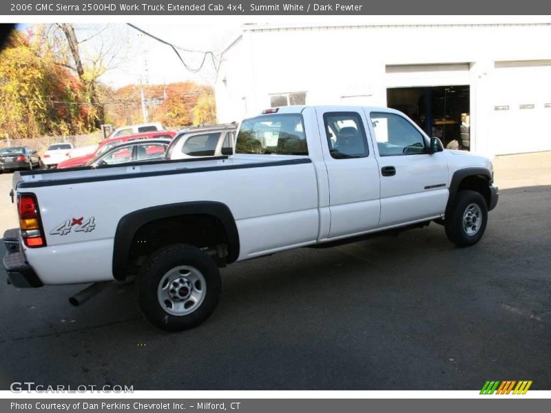 Summit White / Dark Pewter 2006 GMC Sierra 2500HD Work Truck Extended Cab 4x4