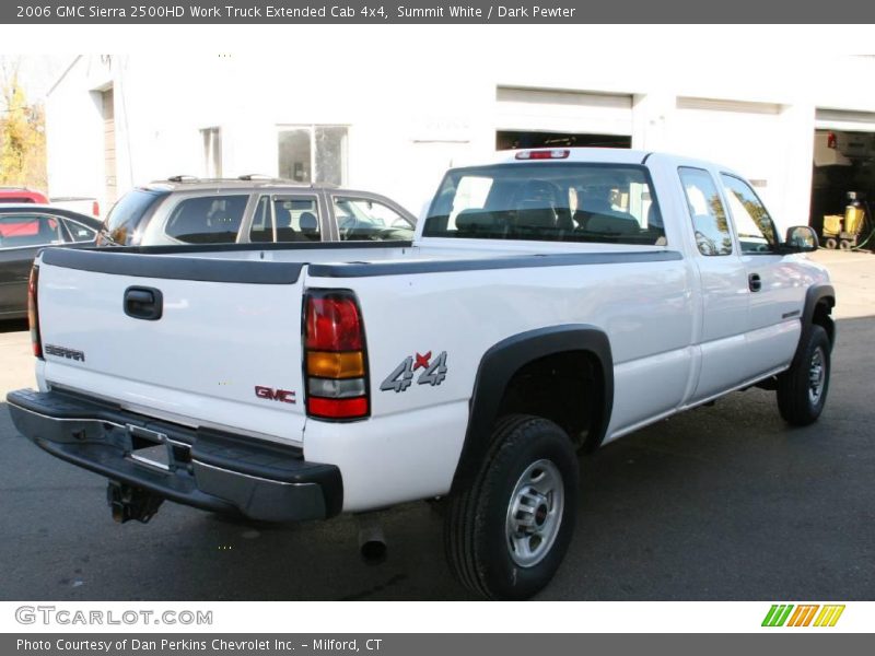 Summit White / Dark Pewter 2006 GMC Sierra 2500HD Work Truck Extended Cab 4x4
