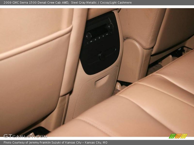 Steel Gray Metallic / Cocoa/Light Cashmere 2009 GMC Sierra 1500 Denali Crew Cab AWD
