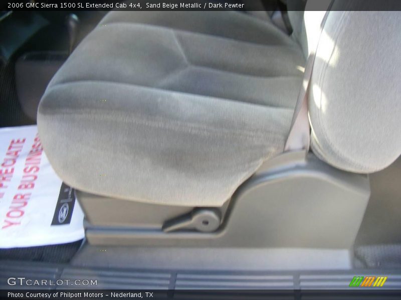 Sand Beige Metallic / Dark Pewter 2006 GMC Sierra 1500 SL Extended Cab 4x4