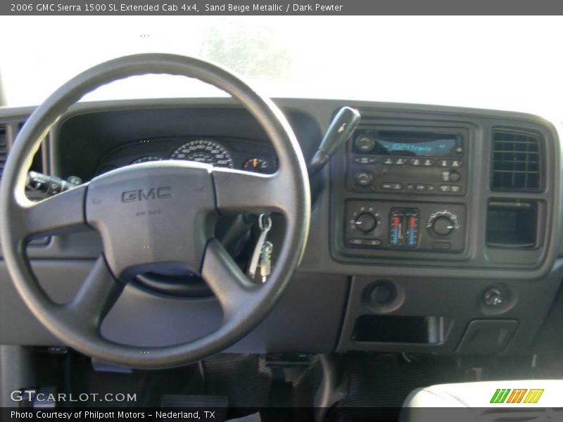 Sand Beige Metallic / Dark Pewter 2006 GMC Sierra 1500 SL Extended Cab 4x4
