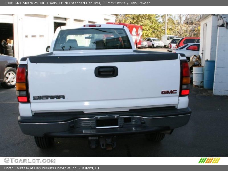 Summit White / Dark Pewter 2006 GMC Sierra 2500HD Work Truck Extended Cab 4x4