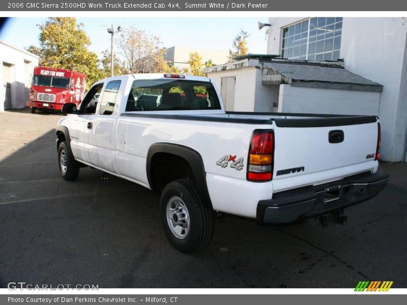 Summit White / Dark Pewter 2006 GMC Sierra 2500HD Work Truck Extended Cab 4x4