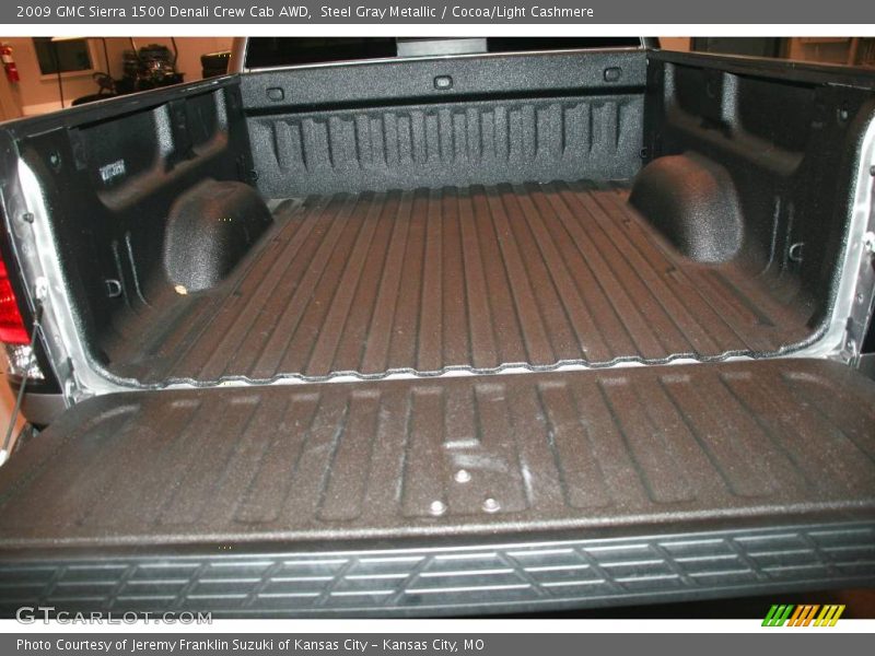 Steel Gray Metallic / Cocoa/Light Cashmere 2009 GMC Sierra 1500 Denali Crew Cab AWD