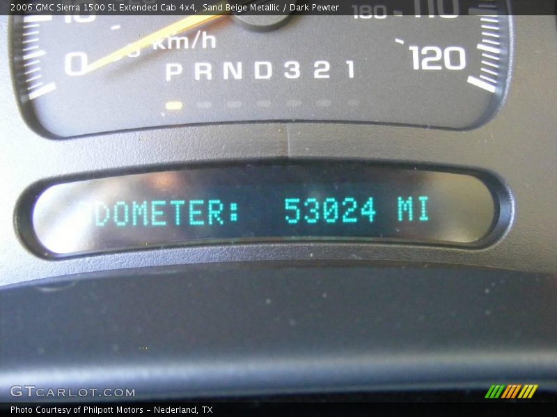 Sand Beige Metallic / Dark Pewter 2006 GMC Sierra 1500 SL Extended Cab 4x4
