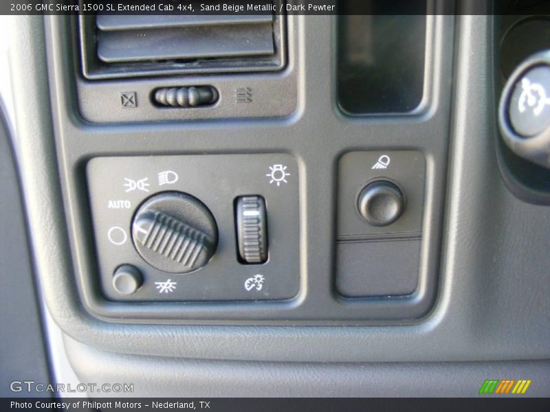 Sand Beige Metallic / Dark Pewter 2006 GMC Sierra 1500 SL Extended Cab 4x4