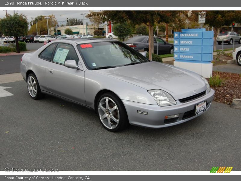 Nordic Mist Pearl / Black 1998 Honda Prelude