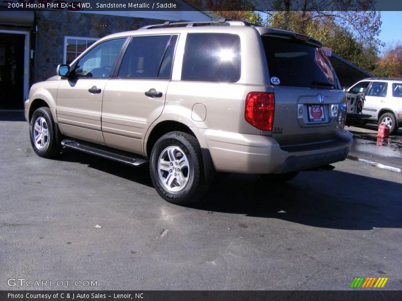 Sandstone Metallic / Saddle 2004 Honda Pilot EX-L 4WD