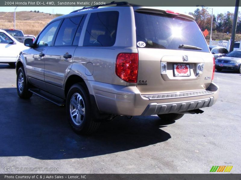 Sandstone Metallic / Saddle 2004 Honda Pilot EX-L 4WD