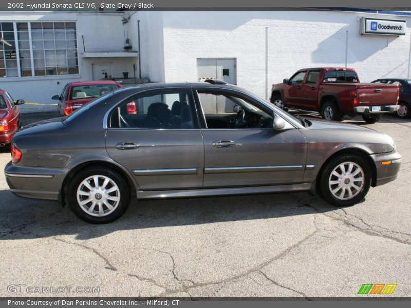 Slate Gray / Black 2002 Hyundai Sonata GLS V6