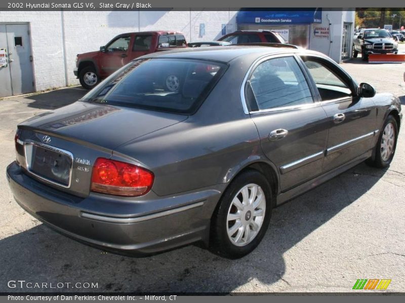 Slate Gray / Black 2002 Hyundai Sonata GLS V6