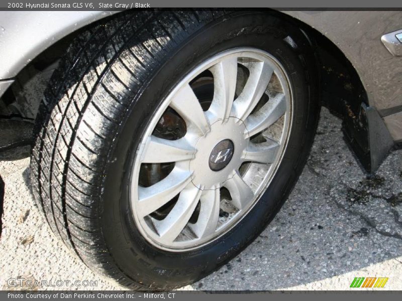 Slate Gray / Black 2002 Hyundai Sonata GLS V6