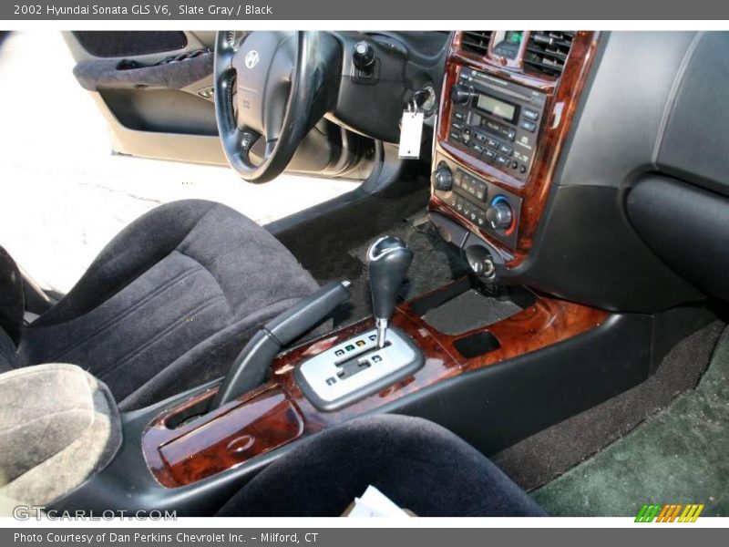 Slate Gray / Black 2002 Hyundai Sonata GLS V6