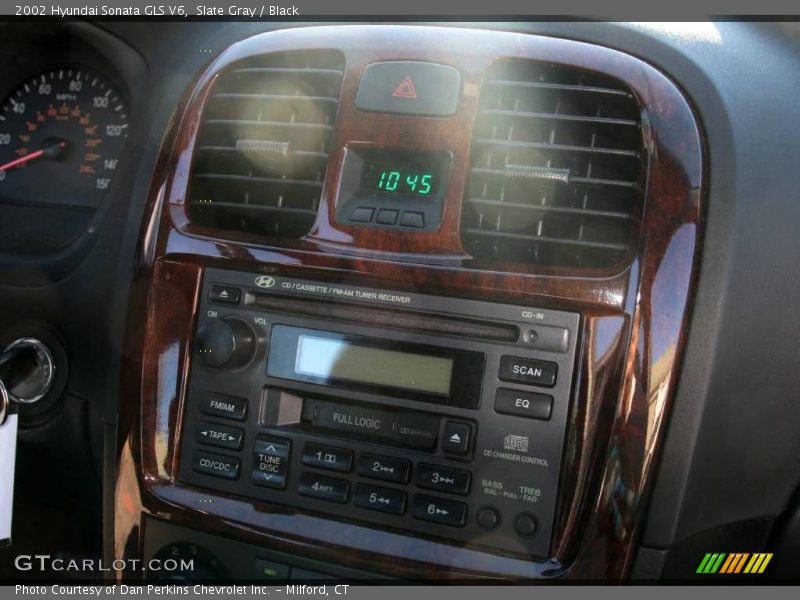 Slate Gray / Black 2002 Hyundai Sonata GLS V6