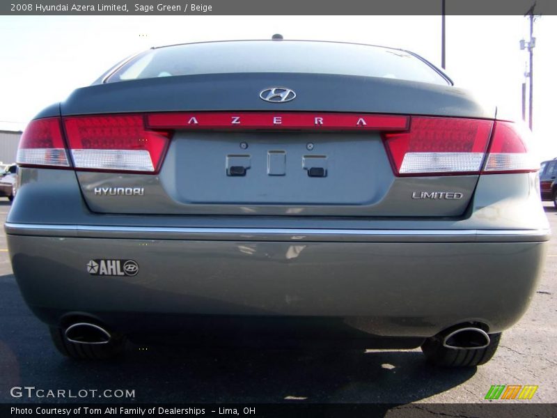 Sage Green / Beige 2008 Hyundai Azera Limited