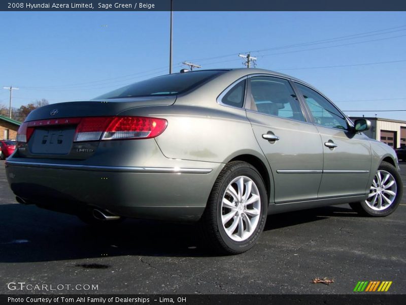 Sage Green / Beige 2008 Hyundai Azera Limited